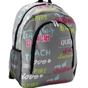 CUTE CANVAS FASHION TEACHER BACKPACK/BOOK BAG!